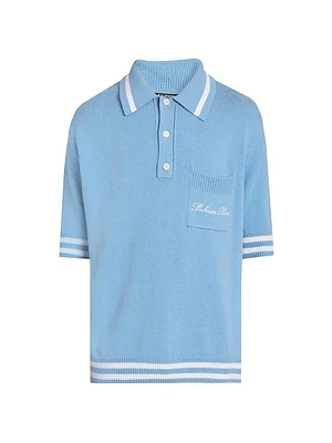 Logo-Embroidered Cotton-Blend Polo