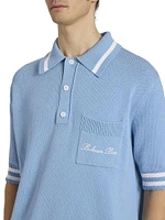 Logo-Embroidered Cotton-Blend Polo