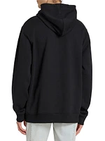 Logo-Embroidered Cotton Hoodie