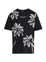 Palm Tree Cotton T-Shirt