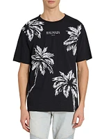 Palm Tree Cotton T-Shirt