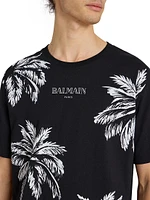 Palm Tree Cotton T-Shirt