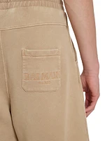 Logo-Embroidered Cotton Bermuda Shorts