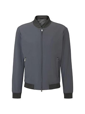 Slim Fit Jacket Crease Resistant Jersey