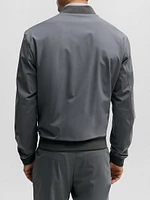 Slim Fit Jacket Crease Resistant Jersey