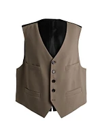 Five-Button Waistcoat Wool