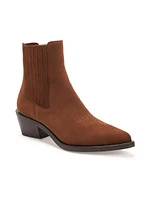 55MM Loulou Suede Ankle Boots