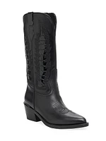 Whitney 55MM Crocodile-Embossed Leather Boots