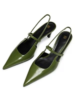 The Sharp 50MM Pointed Slingback Pumps