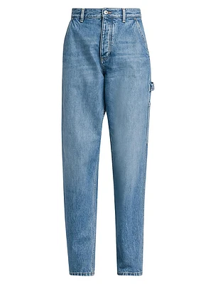 Vintage Straight-Leg Cargo Jeans