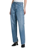 Vintage Straight-Leg Cargo Jeans