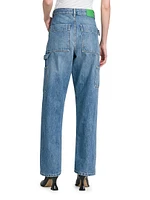 Vintage Straight-Leg Cargo Jeans