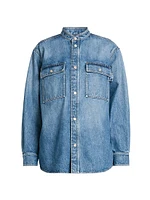 Eco Wash Denim Shacket