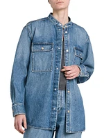 Eco Wash Denim Shacket