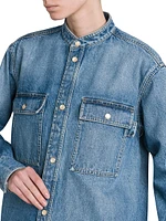 Eco Wash Denim Shacket