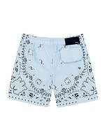 Little Boy's & Bandana Swim Trunks