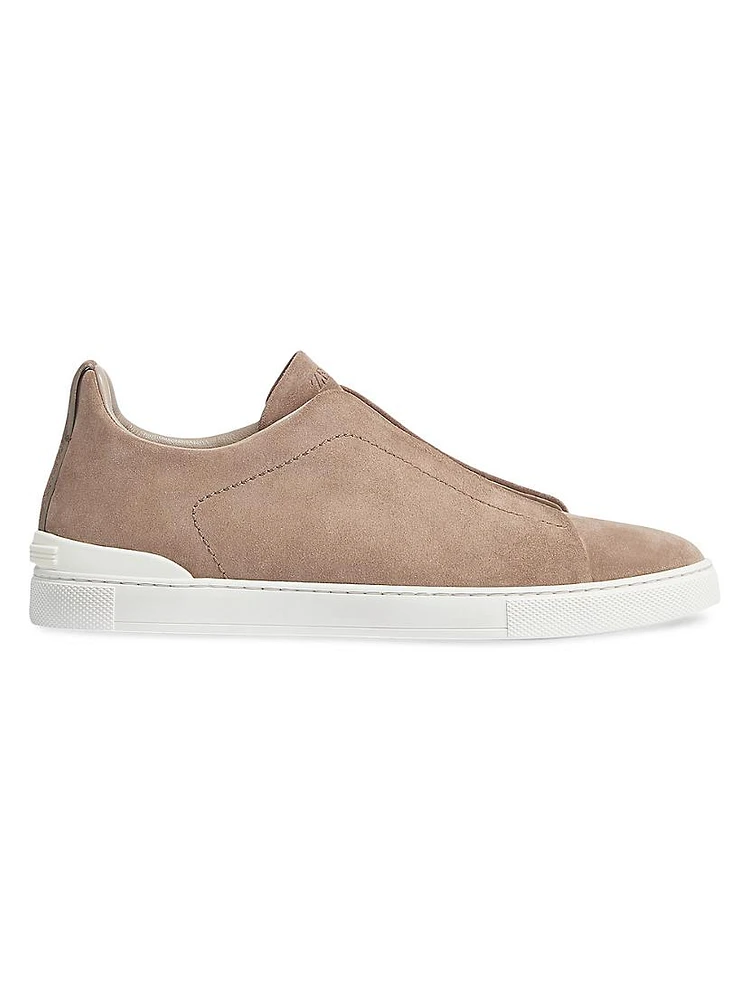 Suede Triple Stitch Sneakers