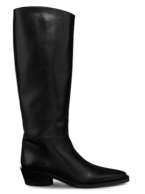 Bronco Leather Knee-High Boots