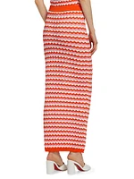 Wilkins Striped Knit Maxi Skirt