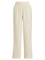 Tabio Linen-Cotton Pants