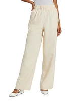 Tabio Linen-Cotton Pants