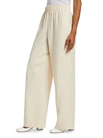 Tabio Linen-Cotton Pants