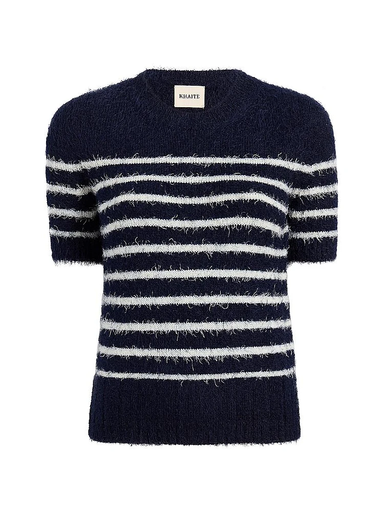 Luphia Striped Silk-Blend Sweater