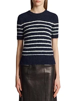 Luphia Striped Silk-Blend Sweater