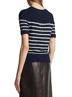 Luphia Striped Silk-Blend Sweater