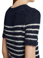 Luphia Striped Silk-Blend Sweater