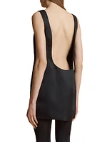 Pranta Silk Minidress