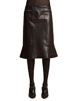 Francine Leather Skirt