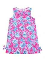 Little Girl's & Floral Shift Dress