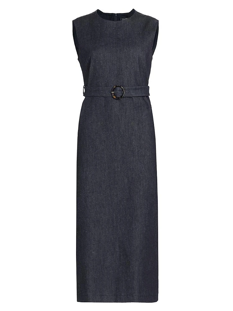 Lucilla Denim Midi-Dress