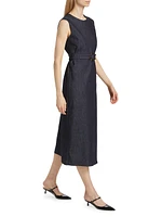 Lucilla Denim Midi-Dress