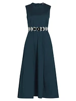 Preston Cotton-Blend A-Line Cocktail Dress