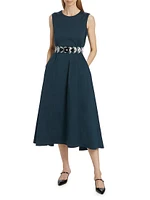 Preston Cotton-Blend A-Line Cocktail Dress