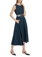 Preston Cotton-Blend A-Line Cocktail Dress