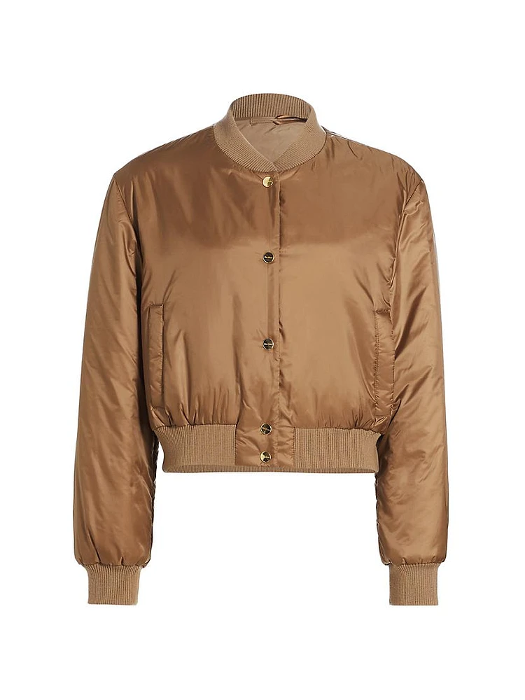 Greenbi Quilted Bomber Jacket