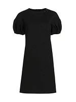 Ursola Embellished Puff-Sleeve Minidress