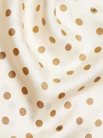 Pegli Silk Polka-Dot Top