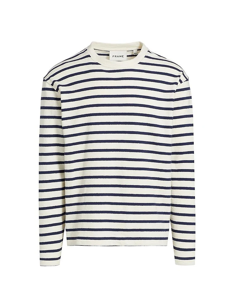 Relaxed Striped Long-Sleeve T-Shirt