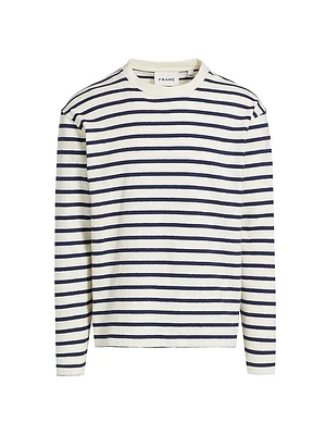 Relaxed Striped Long-Sleeve T-Shirt