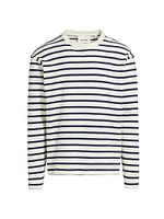 Relaxed Striped Long-Sleeve T-Shirt