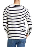 Relaxed Striped Long-Sleeve T-Shirt