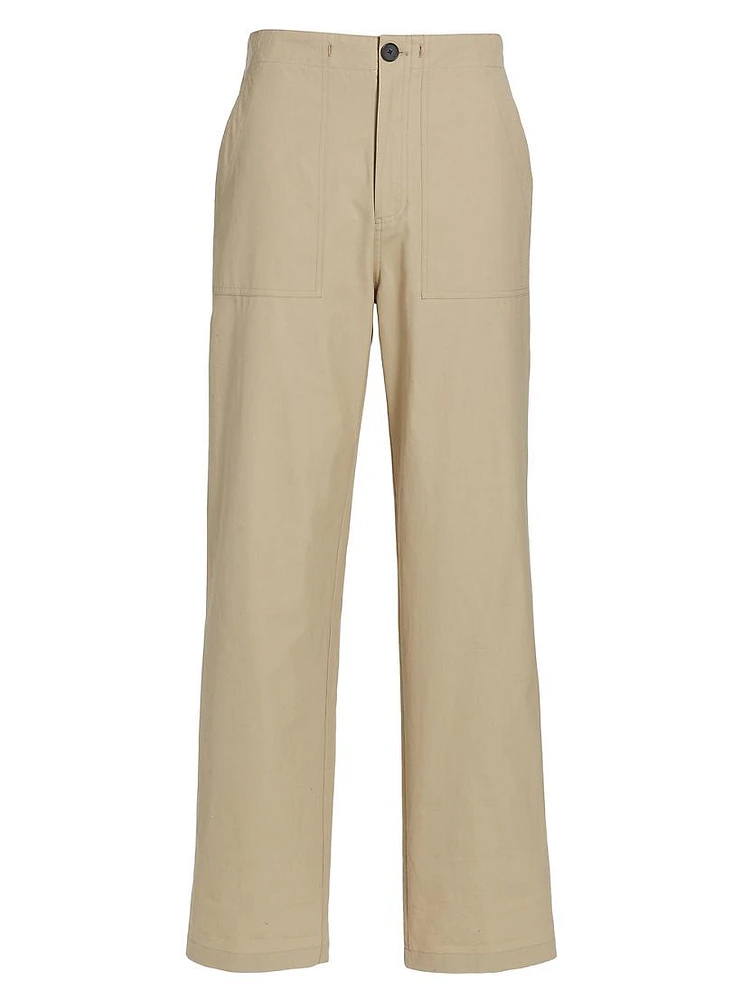 Patch Cotton Traveler Pants