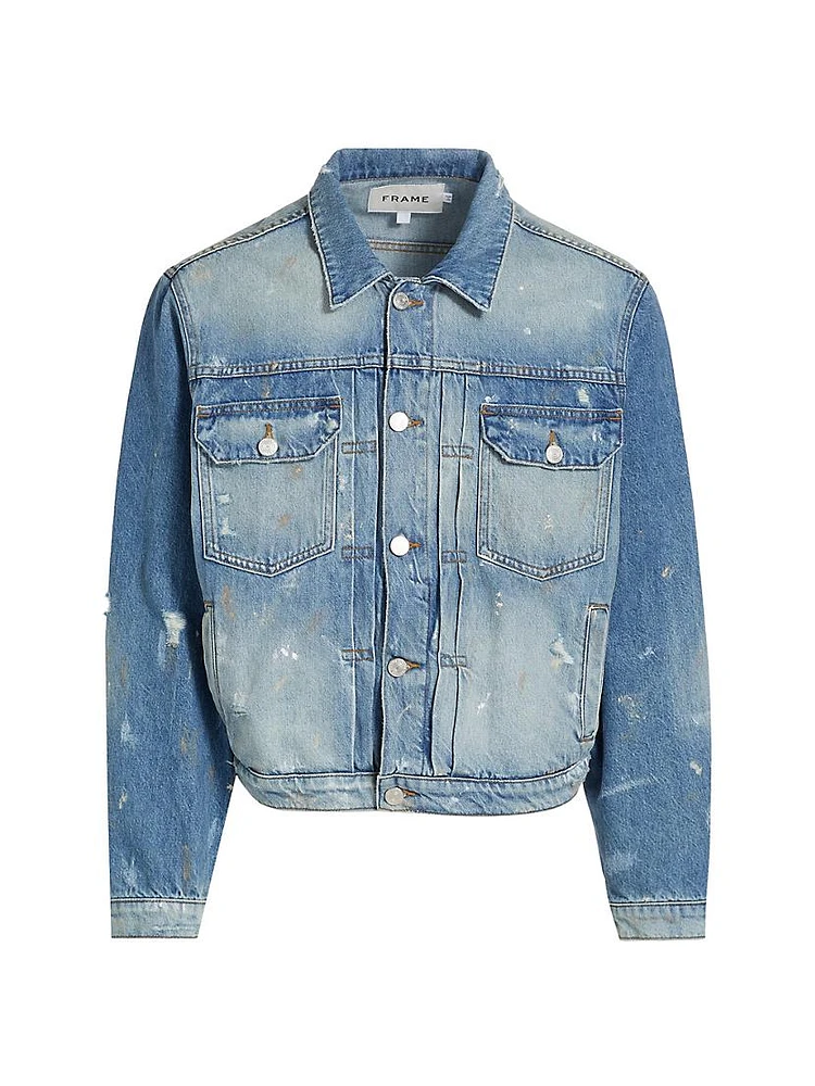 Distressed Denim Jacket