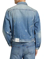 Distressed Denim Jacket