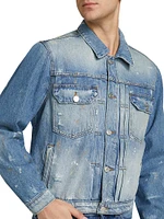 Distressed Denim Jacket