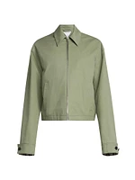 Double-Zip Cotton Work Jacket